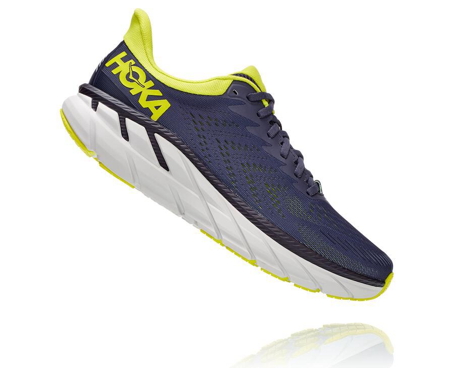 Hoka One One Koşu Ayakkabısı Erkek Lacivert - Clifton 7 - RA8241765